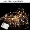Linder Exclusiv Vianočný reťaz na batérie 50 LED Teplá Náhľad obrázku produktu 4