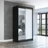 Schwebetürenschrank, 2-türig Schrank mit Spiegel! Moderne Produktbild-Vorschau 1