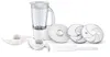 Moulinex FP5441 Küchenmaschine 800 W 2,2 l Weiß, Silber, Produktbild-Vorschau 2