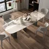 Moderner Esstisch mit Keramikplatte, einzigartiges Muster, Produktbild-Vorschau 4