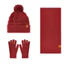 3 teiliges Set Wintermütze Schal Handschuhe für Damen | Produktbild-Vorschau 4