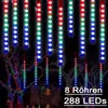 4M Lichterkette Weihnachten Bunt 8 Röhren LED Meteorschauer Produktbild-Vorschau 9