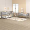 Letto a castello Sweiko, 90x200cm, letto a castello triplo Anteprima dell’immagine prodotto 3