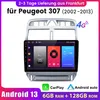 9" Android 13 Autoradio Für Peugeot 307 SW CC 2002-2013 GPS Voir les images du produit 2