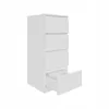 Kommode AVEN 97x40x40cm weiß, 4 grifflose Schubladen mit Produktbild-Vorschau 2