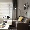Industrial-Minimal Newton Stojací lampa kovová černá 1 Náhled obrázku produktu 5