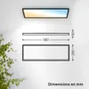 Panneau LED de Salle de bain, noir, rectangulaire, 58x20cm Voir les images du produit 5