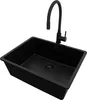 PRIMAGRAN Unterbauspüle Granit Alles Schwarz 56x44cm, Produktbild-Vorschau 1