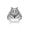 Thomas Sabo Rebel Wolf & Crystals TR2452-643-21 Ring, Produktbild-Vorschau 3