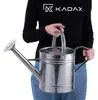 KADAX Zinkgießkanne 6,5L aus verzinktem Stahl, Metall Produktbild-Vorschau 3