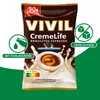 A product package for VIVIL CremeLife Brasilitos Espresso candies, with visual elements suggesting cream and coffee. Produktbild-Vorschau