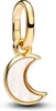 Pandora Me Mini-Charm-Anhänger Mondsichel Weiß 14K Produktbild-Vorschau 1