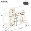 Flieks Etagenbett 90x200cm mit Rausfallschutz, Kinderbett Produktbild-Vorschau 7