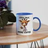 Less Talk More Coffee Lustige Giraffe Tasse Blau Kaffee Produktbild-Vorschau 4