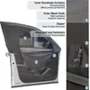 Lot de 4 pare-soleil pour vitres de voiture avec fermeture Voir les images du produit 3