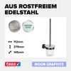 tesa MOON WC-Garnitur Set mit Bürste - selbstklebend, 379 x Produktbild-Vorschau 3