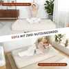 OYAJIA  Schlafsofa Klappbares Knochenloses Schlafsofa mit 2 Produktbild-Vorschau 7