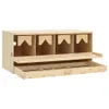 4-delig legnest, 106x40x45 cm, massief hout, grenen Productafbeelding-voorbeeld 3