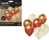 B&C zlatá a měděná balónková kytice 7ks 12" Godan Náhled obrázku produktu 4