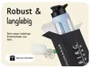Asbirg | Shaker per proteine in vetro da 700 ml – Senza Anteprima dell’immagine prodotto 4