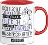 Musikproduzentin Geschenk Becher Tasse Gott Schuf Alle Produktbild-Vorschau 1