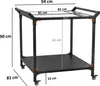 Grilovací vozík BBQ-Toro 94 x 81 x 90 cm, čierny, grilovací Náhľad obrázku produktu 3