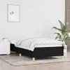 vidaXL Bettgestell ohne Matratze Schwarz 90x200 cm Stoff Produktbild-Vorschau 2