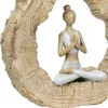 Gilde Skulptur, rund, "Padmasana", Yogamotiv, Kunstharz, Anteprima dell’immagine prodotto 5