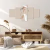 Bild auf Leinwand - Leinwandbild - 5 Teile - Minimalismus Produktbild-Vorschau 7