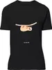 Mr. & Mrs. Panda Größe M T-Shirt Faultier Kind - Schwarz - Produktbild-Vorschau 1