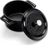 LAVA METAL Gusseisen Mini-Topf rund 10 cm - schwarz Produktbild-Vorschau 1