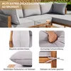Gartenlounge-Set Gartenmöbel-Set Akazienholz Produktbild-Vorschau 4