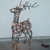 Renna 3D a LED, struttura in filo metallico con aspetto in Anteprima dell’immagine prodotto 12