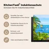 KitchenYeah© Herdabdeckplatte Strand - Amerika - Palmen , Produktbild-Vorschau 6