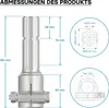 Zapfwelle, PTO 160 mm Buchse mit Keilwellenaufnahme 1 3/8" Produktbild-Vorschau 7