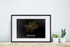 MuchoWow® Gerahmtes Poster Gold - Karte - Bochum - Produktbild-Vorschau 4