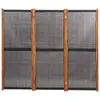 vidaXL 3-tlg. Raumteiler Schwarz 210x180 cm Produktbild-Vorschau 4