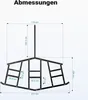 Wiltec Schleppegge 217 x 106 cm, Wiesenegge für Produktbild-Vorschau 3