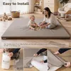 Comomy Baby Spielmatte 127x127cm Einfarbig Leder Produktbild-Vorschau 6