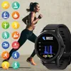 A woman is running, with a smartwatch in the foreground and various sport icons on the left. Anteprima dell’immagine prodotto