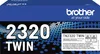 Brother TN2320 TWIN - confezione da 2 - alta resa - nero - Anteprima dell’immagine prodotto 1
