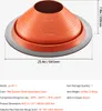 A product shot of a red and silver roof flashing with dimensions indicated. Podgląd zdjęcia produktu