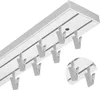 Doppelläufige Deckenschiene Elegance aus PVC, komplett mit Produktbild-Vorschau 4