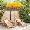 Parasol balinais Jaune 185 x 185 x 260 cm Voir les images du produit 3