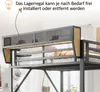 Lit superposé Merax en métal, 140 × 200 cm, avec bureau et Voir les images du produit 7