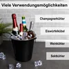 COM-FOUR® Sektkühler mit Henkeln - elegantes, glattes Produktbild-Vorschau 3