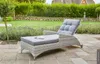 LC Garden »Parma« Sonnenliege Gartenliege Relax weiß-grau Produktbild-Vorschau 8