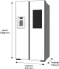 Samsung RS6HA8891SL EF Side-by-Side, E, 614 l, Edelstahl Produktbild-Vorschau 5