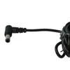 A close-up of a black power cord with a right-angle connector. Produktbild-Vorschau