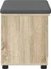 vidaXL Lavice do předsíně s polštářem dub Sonoma 60 x 38 x Náhled obrázku produktu 6